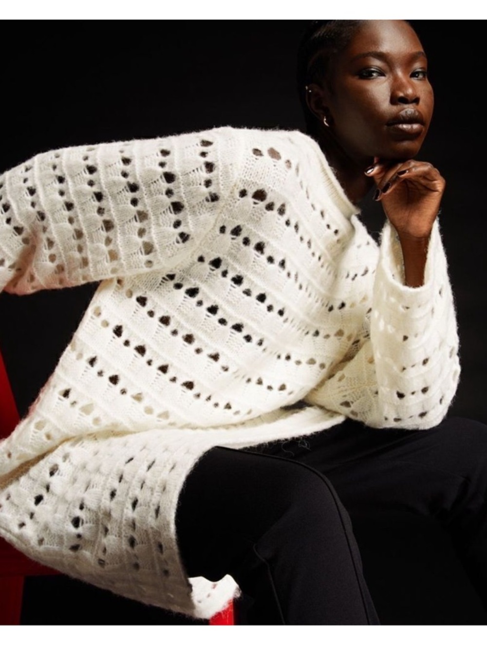 H&M Pointelle Knit Dress